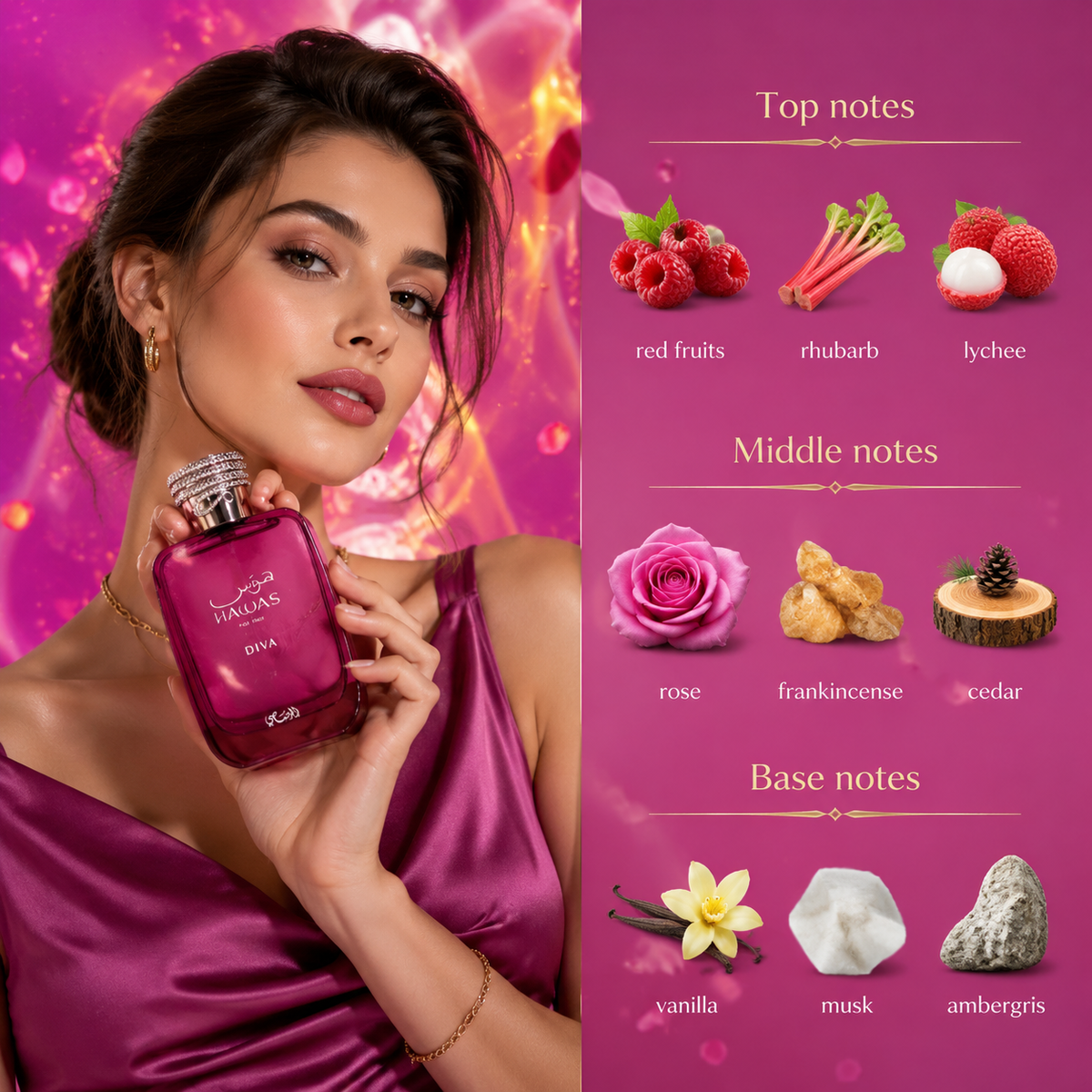 RASASI Diva for Women - 3.38 oz EDP Spray
