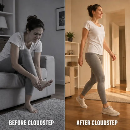 🎁2-Piece Breathable 3D Arch Support Heel Cushion Socks For Wome