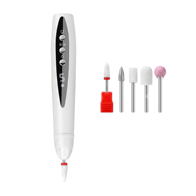 Set profesional de torno eléctrico para uñas: herramienta versátil para el cuidado de las uñas con pantalla digital inteligente de velocidad