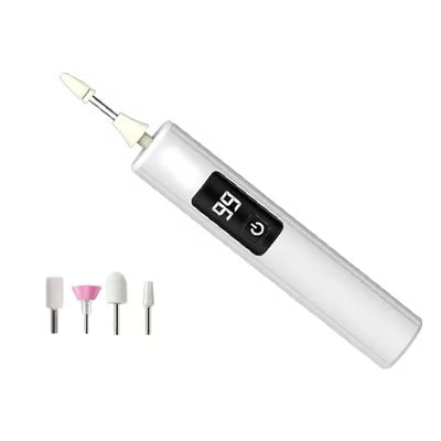 Set profesional de torno eléctrico para uñas: herramienta versátil para el cuidado de las uñas con pantalla digital inteligente de velocidad